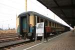 Zug der Erinnerungen am 02.12.09 im Bahnhof Guben