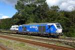 RDC Autozug 247 908 'DEBBIE' rteft am 20 September 2022 in Niebüll ein.