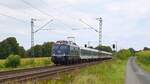 TeutoLok 110 350-6 mit Partyzug ( Säuferzug ) DZ 26013 Lauenbrück - Köln Hbf (Bohmte-Stirpe, 15.09.2024).