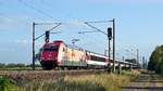 DB Fernverkehr 101 064  160 Jahre Märklin verbindet Generationen  mit EC 9 Hamburg-Altona - Zürich HB (Hüde, 08.08.19).