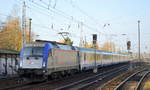 PKP Intercity spółka z o.o., Warszawa [PL] mit  5 370 008  [NVR-Nummer: 91 51 5370 008-2 PL-PKPIC] und EC Richtung Warschau am 13.11.20 Bf. Berlin Hirschgarten.