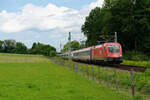 1116 196 ÖBB mit EC 113 (Frankfurt (Main) Hbf - Zagreb Glavni) bei Großkarolinenfeld, 23.07.2020