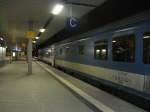 EN 409 von Frankfurt(Main)Hbf nach Budapest.Am 07.01.09 beim Halt in Mannheim Hbf.