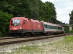 ÖBB 1116 101 mit EC am 14.08.14 bei Aßling 