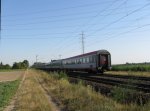 EN 408 von Karlsruhe Hbf mit Kurswagen von Budapest nach Frankfurt(Main)Hbf.