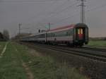 EN 408 von Budapest nach Frankfurt(Main)Hbf.Am 07.11.09 in Lampertheim.