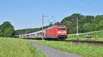 DB Fernverkehr 101 096 mit IC 141 Amsterdam C - Berlin Ostbahnhof (bei Velpe, 14.05.18).