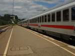 Ersatszug InterCity 118 aus Innsbruck zur Weiterfahrt nach Dortmund/Mnster (Westf) im Bahnhof Biberach(Ri).