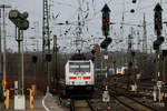 DB 146 560-8  bei der Einfahrt in Hamm Hbf (Westf) am 19.01.2020 