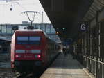 101 103 fuhr als IC 2261 (Basel Bad Bf-München Hbf) um 9:53 Uhr in den Ulmer Hbf ein