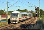 Bpmmbdzf 286.1 (61 80 80-91 128-1 D-DB) mit Schublok 101 020-6  Fahrtziel Natur  als umgeleiteter IC 2262  Baden Kurier  (Linie 60) von München Hbf nach Basel Bad Bf fährt in Sachsenheim,