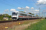 Für den ausgefallenen ICE 2577 verkehrte am 28.09.20 der Ersatz-IC 2905 mit 101 123 als Schiebelok von Berlin nach Leipzig.