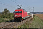 Nachschuss auf 101 109-7 bei Metterzimmern (Bietigheim-Bissingen).