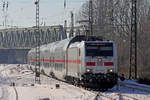 DB 146 554-1 mit IC in Recklinghausen-Süd 13.2.2021