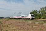 Nachschuss auf den IC-Steuerwagen D-DB 61 80 80-91 119-0 (Bauart: Bpmmbdzf 286.1), als dieser am Morgen des 03.06.2020 am Zugschluss vom IC 2319 (Dortmund Hbf - Karlsruhe Hbf), welcher von der 101