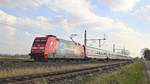 DB Fernverkehr 101 066  Take a PRIDE RIDE on the RAILBOW.  mit IC 2218 Stuttgart Hbf - Hamburg-Altona (Diepholz, 26.03.2021).