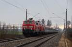 Am 21.11.21 fuhren 218 434 und eine Schwestermaschine den IC118 von Lindau nach Stuttgart.