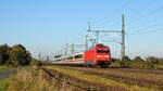 DB Fernverkehr 101 139 mit IC 2213 Hamburg-Altona - Stuttgart Hbf (Diepholz, 28.10.2021).