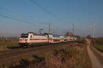 146 561-6 als IC 2444 nach Wuppertal in Niederndodeleben.