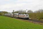 DB Fernverkehr 147 554 mit IC 2202 Koblenz Hbf - Bremerhaven-Lehe (Bohmte-Stirpe, 22.04.2022).