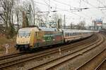 101 088-3  Dampfbahn-Route Sachse  mit IC2044 in Wuppertal, am 12.02.2023.