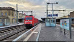 Einer der letzten Einsatztage des IC1 auf dem IC  Warnow : In Magdeburg Hbf an Gleis 3 wurde daher noch ein Foto der 101 054-5 angefertigt.