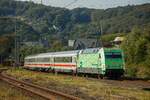 101 005-7  DEVK  DB mit IC2010 in Wuppertal Steinbeck, am 06.10.2023.