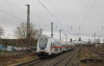 DB IC2 4904 (D-DB 50 80 86-81 904-4 DBpbzfa 668.4) als IC 2063 von Waiblingen nach Leipzig Hbf, am 02.01.2024 in Naumburg (S) Hbf.