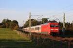 101 002-4 (DB) mit einem Intercity in Großkarolinenfeld, 11.