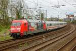 101 115-4  Bahnbonus  mit IC2156 am 07.04.2024.