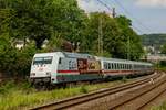 101 110-5  50 Jahre Intercity  DB mit IC2311 in Wuppertal Steinbeck, am 07.06.2024.