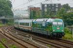 101 039-6  Fahrtziel Natur  schiebend am Leerzug IC2310 in Wuppertal, am 12.06.2024.