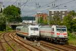 101 013-1  IC  DB mit IC2155 & 146 556-6 mit IC2 in Wuppertal, am 14.06.2024.