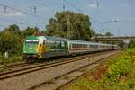 101 019-8  Fahrtziel Natur  DB mit IC2311 in Ostbevern, August 2024.