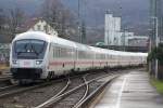 Dieser IC fuhr am 5.Dezember 2007 von Kalrsruhe Hbf nach Nrnberg Hbf.