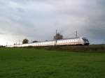 Ein InterCity auf der Fahrt von Nrnberg Hbf nach Karlsruhe Hbf.