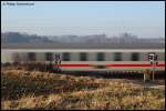 Durchfahrt des IC 2069 von Karlsruhe Hbf nach Nrnberg Hbf, aufgenommen am B Km 77 der Remsbahn.