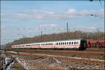 InterCity 2013  ALLGU , von Hannover Hbf nach Ulm Hbf, verlsst das Bochumer Stadtgebiet Richtung Essen. (23.03.2008)