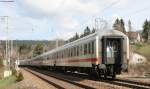 Nachschuss:101 100-6 mit dem IC 2006 (Konstanz-Dortmund) am km 69,1 26.4.08.