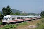 InterCity 2028, von Passau ber Frankfurt(Main)Hbf und Dortmund Hbf nach Hamburg-Altona, fhrt bei Wetter(Ruhr) am Harkortsee vorbei.