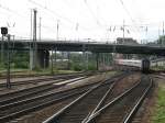 Ein IC2056 von Stuttgart Hbf nach Saarbrcken Hbf.Am 27.06.08 bei der ausfahrt in Mannheim Hbf.