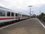 IC391 von Frankfurt(Main)Hbf nach Salzburg Hbf.Am 01.11.08 beim Halt in Bensheim.