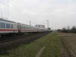 IC 2116 von Stuttgart Hbf nach Stralsund Hbf.Am 14.03.09 in Lampertheim.(Zug hat gehalten)