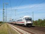 IC 2121 Puttgarden - Frankfurt (M) Hbf hat soeben den Bahnhof von Bad Oldesloe passiert und fhrt nun ber Ahrensburg Richtung Hamburg Hbf und weiter Richtung Ruhrgebiet.