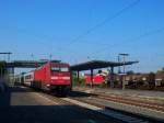 101 094 fhrt mit dem IC 2013 durch Ludwigshafen-Oggersheim.