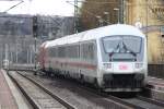 IC 2355 durchfhrt auf seiner Reise an die wunderschne Ostseekste Erfurt-Bischleben.25.02.2010