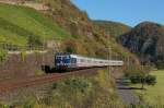 Frischer blauer Lack dank Hauptuntersuchung im Oktober 2010 lsst die 181 201 auch ein Jahr spter in altem Glanz erstrahlen.