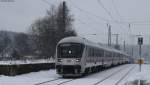 IC 2006  Bodensee  (Konstanz-Dortmund Hbf) mit Schublok 101 060-2  60 Jahre Bundespolizei  bei der Einfahrt St.Georgen 31.12.11