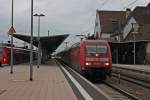 101 051-1 mit einem IC am 22.05.2013 bei der Durchfahrt Richtung Mannheim in Worms Hbf.