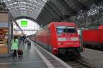 Am 24.05.2013 bespannte die Hamburger 101 096-6 den IC 2385 von Berlin Sdkreuz nach Karlsruhe Hbf.